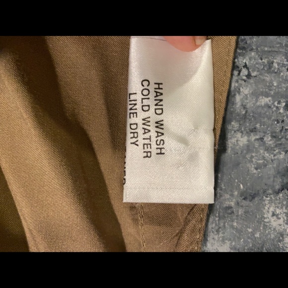 Cafe Au lait color cut work blouse size L - Picture 4 of 4